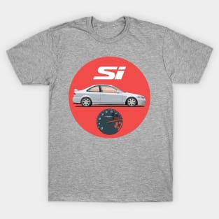 Civic Si in Silver T-Shirt